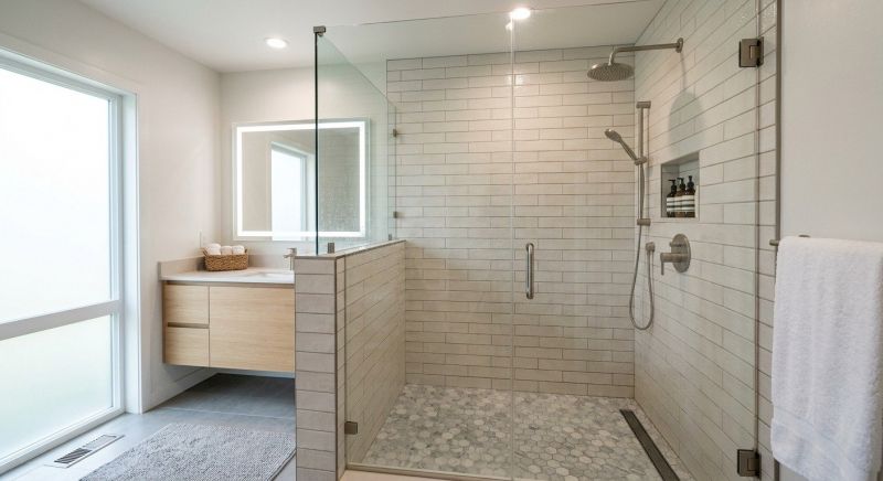 Shower Enclosure Installation detail